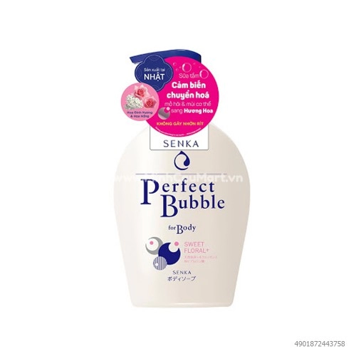 Sữa tắm dưỡng ẩm hương hoa hồng & đinh hương perfect bubble 500ml Sữa tắm dưỡng ẩm hương hoa hồng & đinh hương perfect bubble 500ml